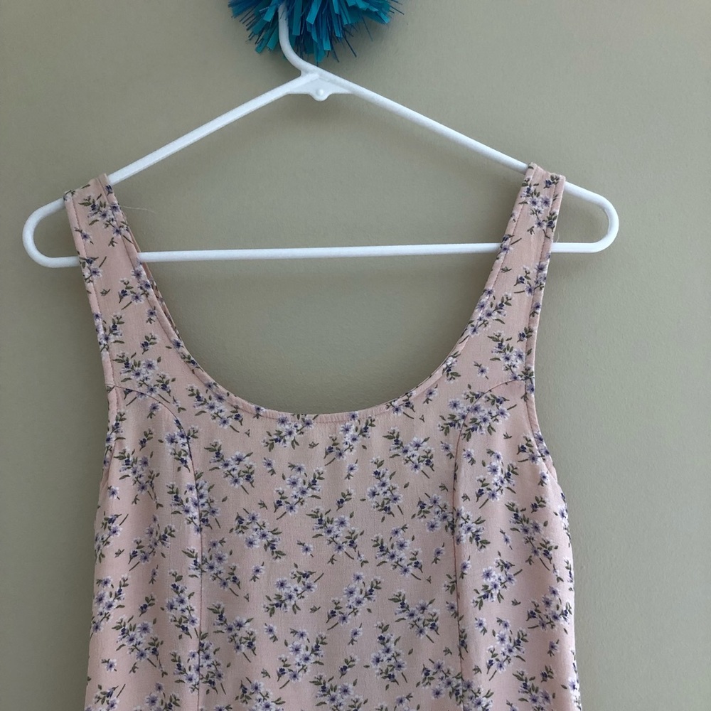 Floral pale pink, American Eagle dress, Small